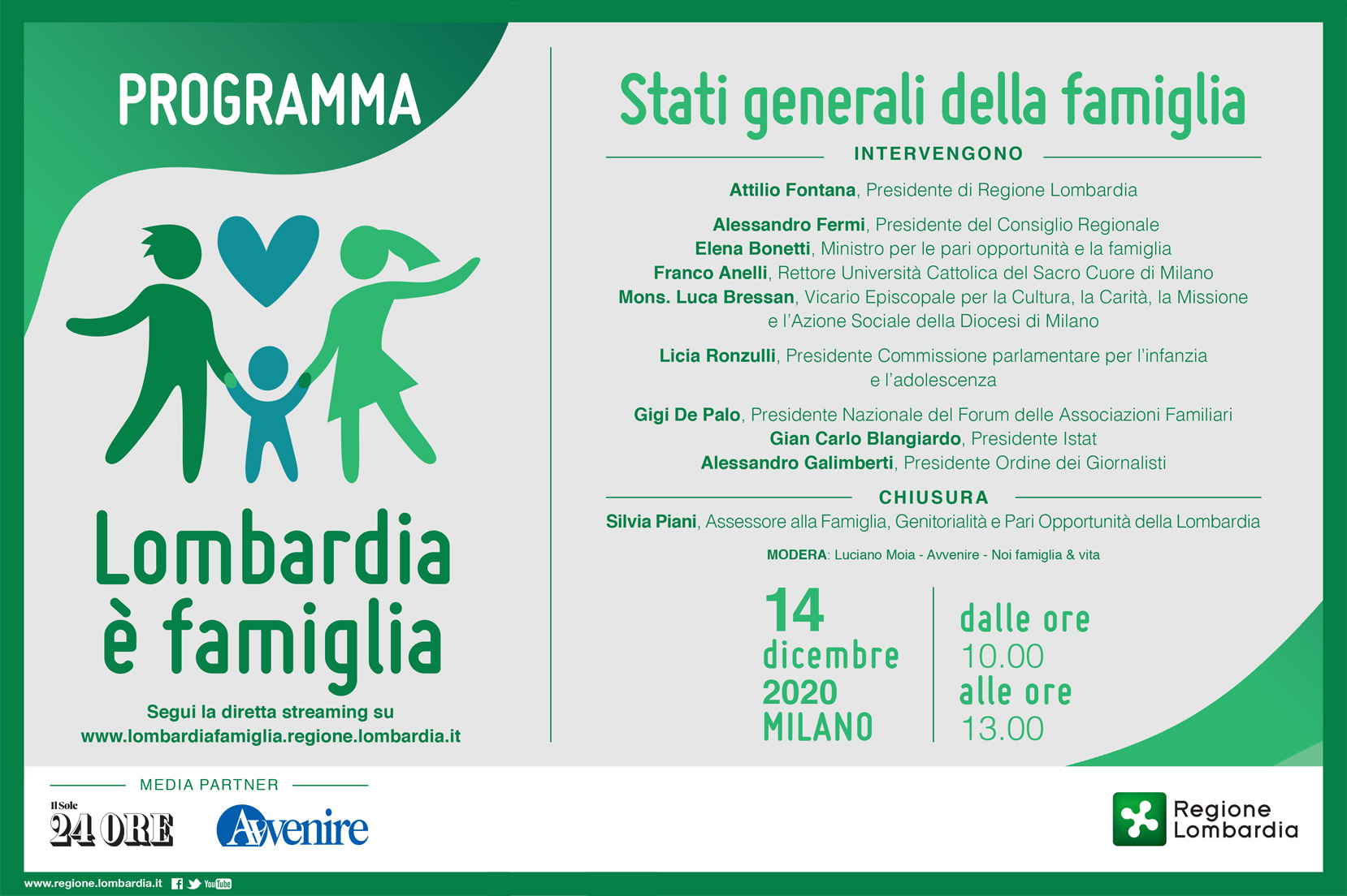 Invito Lombardia è famiglia